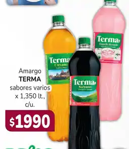 Unico Supermercados Terma amargo sabores varios oferta