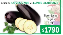 Unico Supermercados Berenjenas negras oferta