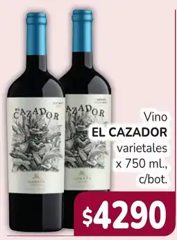 Unico Supermercados El cazador vino varietales oferta