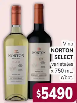Unico Supermercados Norton vino select varietales oferta