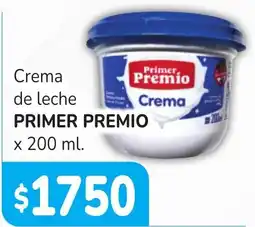 Unico Supermercados Primer premio crema de leche oferta