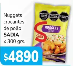 Unico Supermercados Sadia nuggets crocantes de pollo oferta