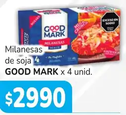 Unico Supermercados Good mark milanesas de soja oferta