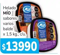Unico Supermercados Mío helado varios sabores oferta