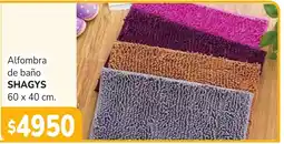 Unico Supermercados Shagys alfombra de baño oferta