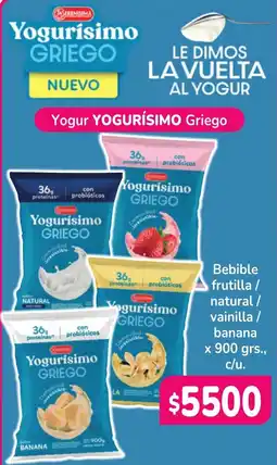 Unico Supermercados La serenisima yogur yogurisimo griego oferta