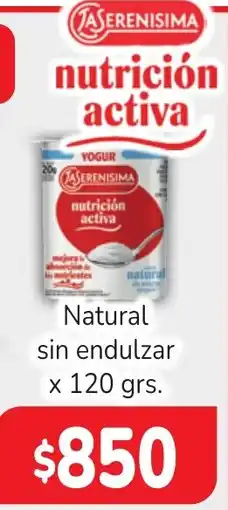 Unico Supermercados La serenisima yogur nutricion activa oferta