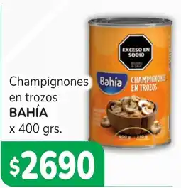Unico Supermercados Bahía champignones en trozos oferta