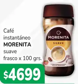 Unico Supermercados Morenita café instantáneo suave oferta