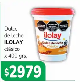 Unico Supermercados Ilolay dulce de leche clásico oferta
