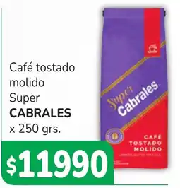 Unico Supermercados Super cabrales café tostado molido oferta