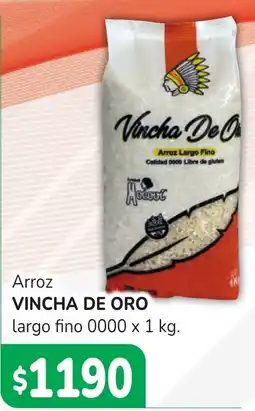 Unico Supermercados Vincha de oro arroz largo fino 0000 oferta