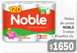 Unico Supermercados Noble rollos de papel oferta
