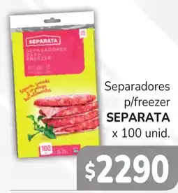 Unico Supermercados Separata separadores para freezer oferta