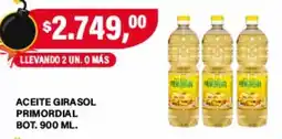 Supermercados Damesco Primordial aceite girasol oferta