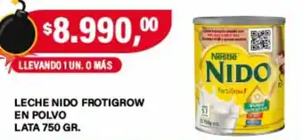 Nido leche frotigrow en polvo