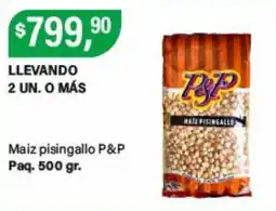 Supermercados Damesco P&P maiz pisingallo oferta