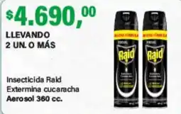 Supermercados Damesco Raid insecticida oferta