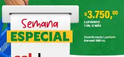 Supermercados Damesco Desinfectante Lysoform oferta
