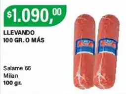 Supermercados Damesco Salame 66 Milan oferta