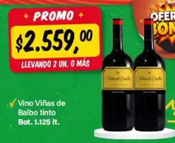 Supermercados Damesco Viñas de Balbo vino tinto oferta