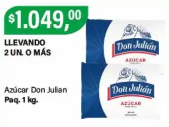 Supermercados Damesco Don Julian azucar oferta