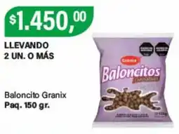Supermercados Damesco Granix baloncitos oferta