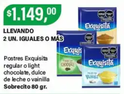 Supermercados Damesco Exquisita postres oferta