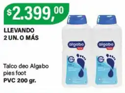 Supermercados Damesco Algabo talco deo pies foot oferta