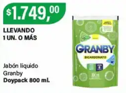 Supermercados Damesco Granby jabón liquido oferta