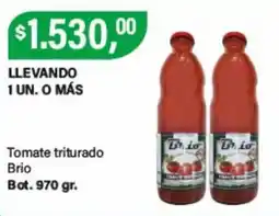 Supermercados Damesco Brio tomate triturado oferta