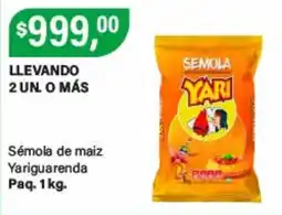 Supermercados Damesco Yari sémola de maiz oferta