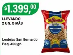 Supermercados Damesco San bernardo lentejas oferta