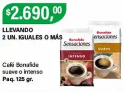 Supermercados Damesco Bonafide café sensaciones oferta
