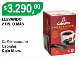 Supermercados Damesco Cabrales café en saquito oferta