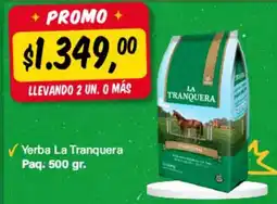 Supermercados Damesco La tranquera yerba oferta