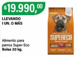 Supermercados Damesco Super eco alimento para perros oferta