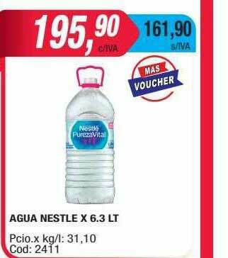 Maxiconsumo Agua Nestle oferta