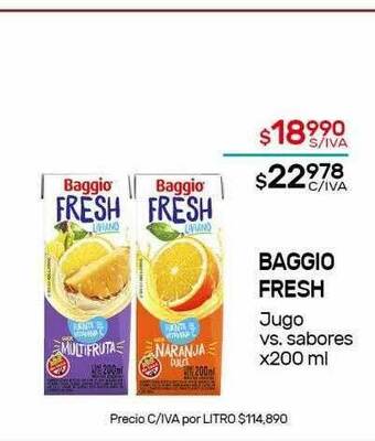 Nini Mayorista Baggio Fresh oferta