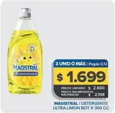 Carrefour Maxi Magistral - detergente ultra limon oferta