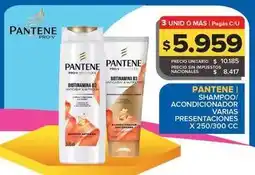 Carrefour Maxi Pantene - shampoo / acondicionador oferta