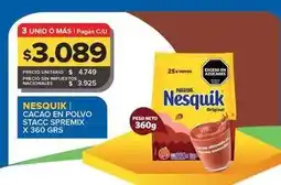 Carrefour Maxi Nesquik - cacao en polvo stacc spremix oferta
