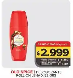 Carrefour Maxi Old spice - desodorante roll on lena oferta