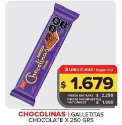Carrefour Maxi Chocolinas - galletitas chocolate oferta