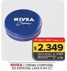 Carrefour Maxi Nivea - crema corporal ed especial lata oferta