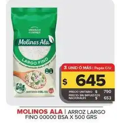 Carrefour Maxi Molinos ala - arroz largo fino oferta