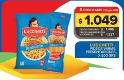 Carrefour Maxi Lucchetti - fideos oferta