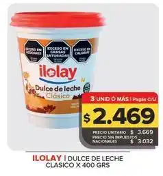 Carrefour Maxi Ilolay - dulce de leche clásico oferta