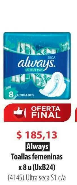 Parodi Always Toallas Femeninas oferta