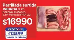 Supermercados Vea Parrillada surtida vacuna oferta